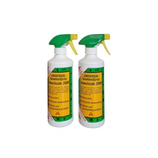 Insecticide 2000, 2 x 500 ml mit Sprühkopf